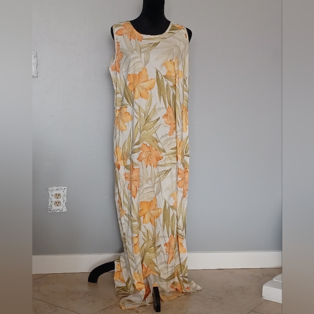 Tommy Bahama women's full length Garden of Hope and Courage dress